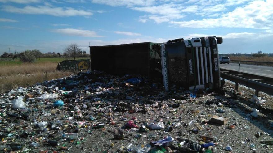 Día de caos en las carreteras