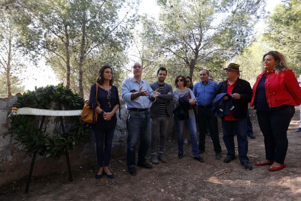 Homenaje a los represaliados del franquismo en Paterna.