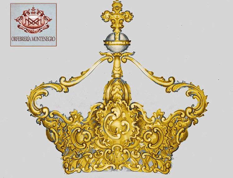 Proyecto de la corona para el Divino Pastor.
