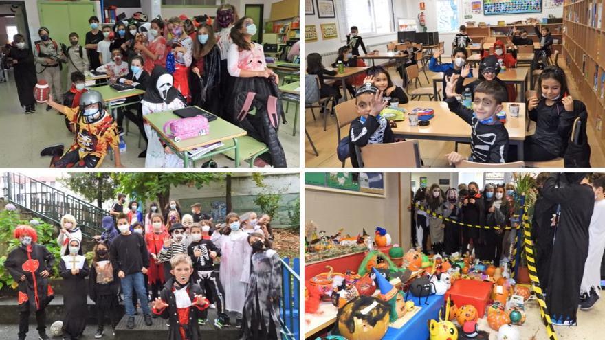 El Samaín escolar: calabazas, disfraces y colorido en el aula