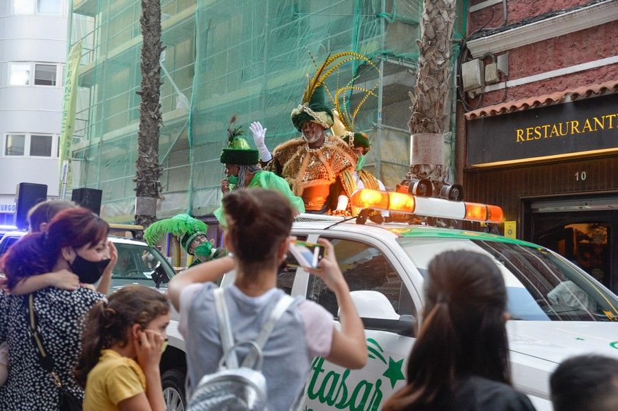 Caravana de los Reyes Magos en la capital grancanaria