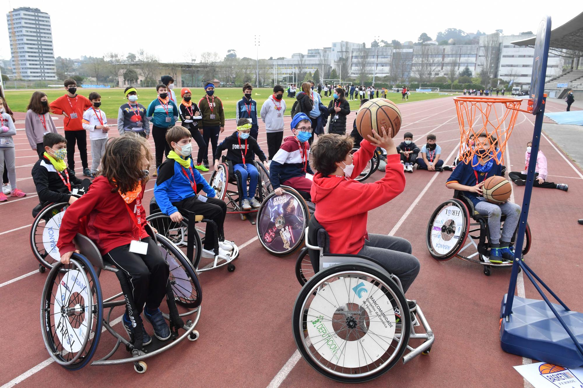 Deporte adaptado para escolares en Elviña