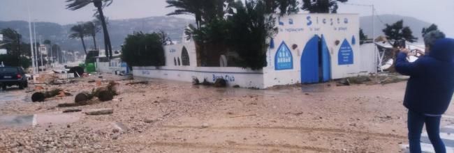 Así era y así se encuentra el local de playa de moda en Xàbia