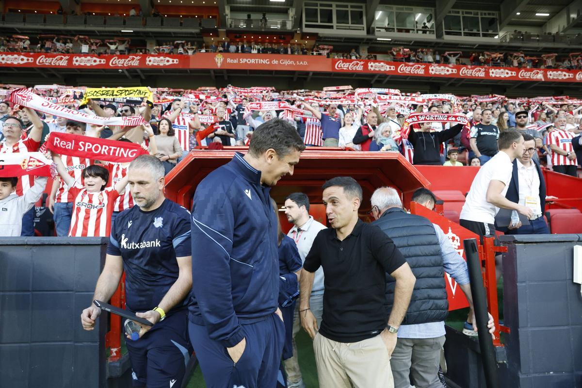 Así fue el partido entre el Sporting y el Real Sociedad B