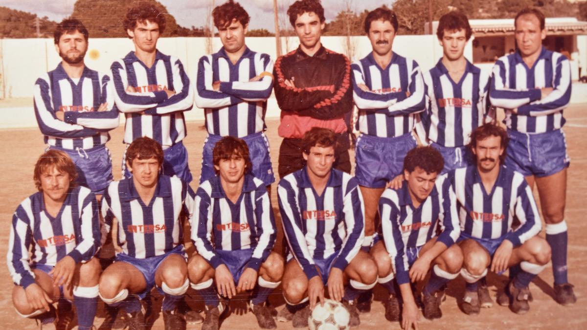 Recordado equipo del Hospitalet de 1980.