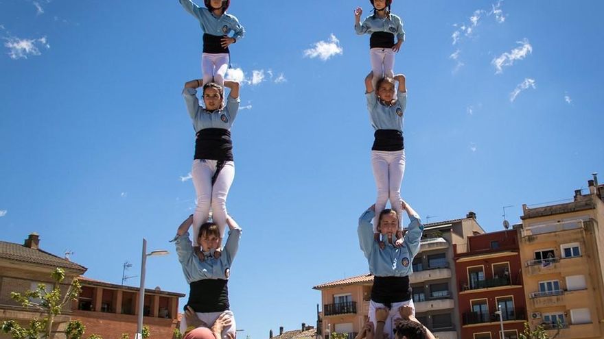 Un dels castells aixecats pels Vailets