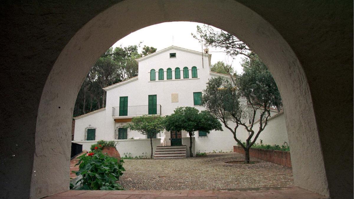 Cala Senià, en Palamós, donde se alojó Capote, hoy residencia de escritores.