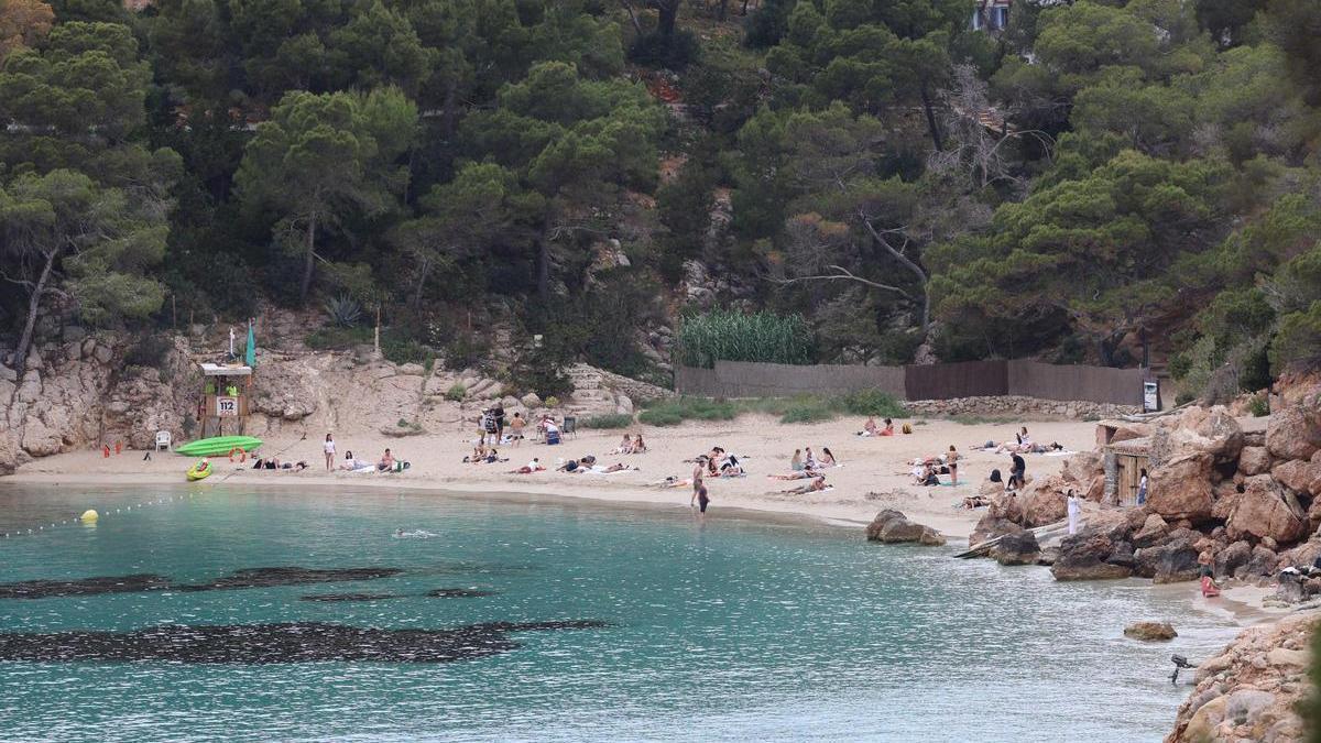 Cala Salada, en el municipio de Sant Antoni.