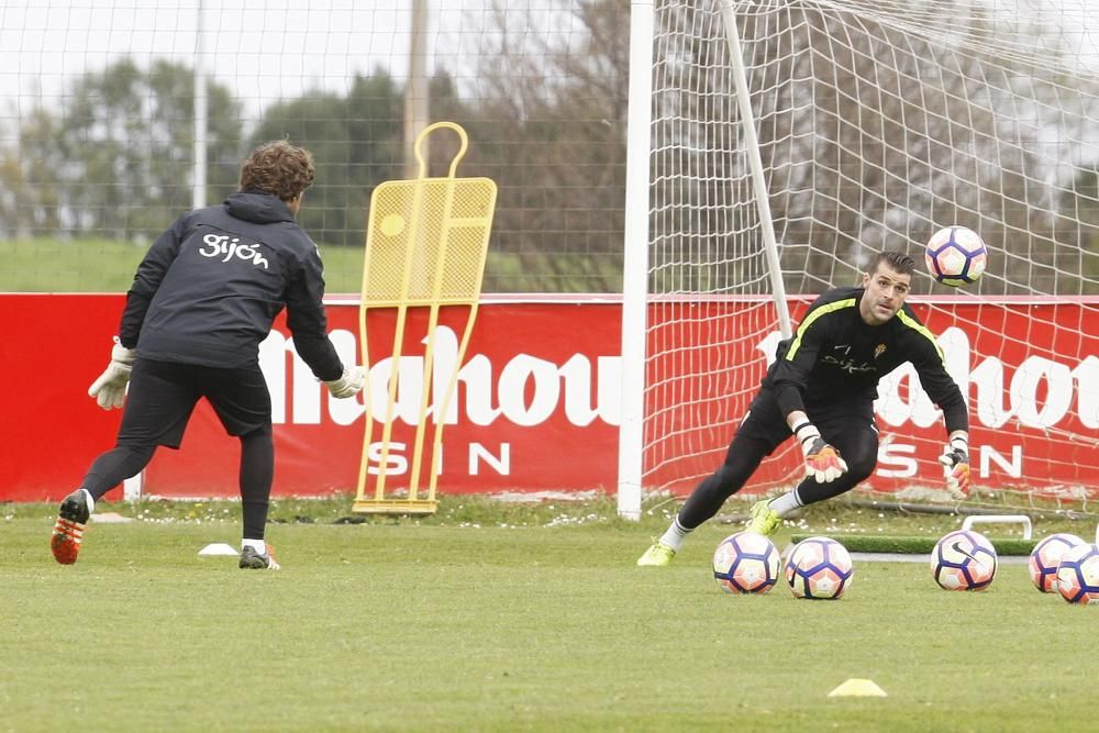 Entrenamiento del Sporting