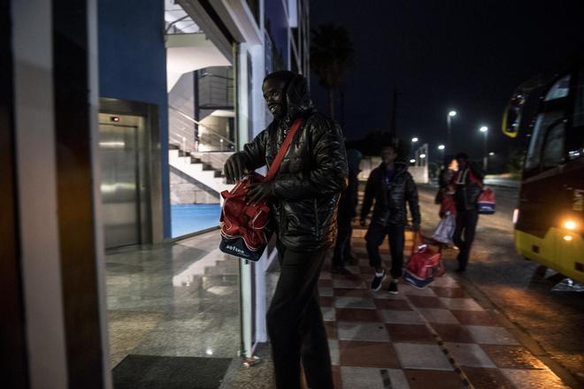 Llegadas de migrantes desde Canarias a Malpartida de Cáceres