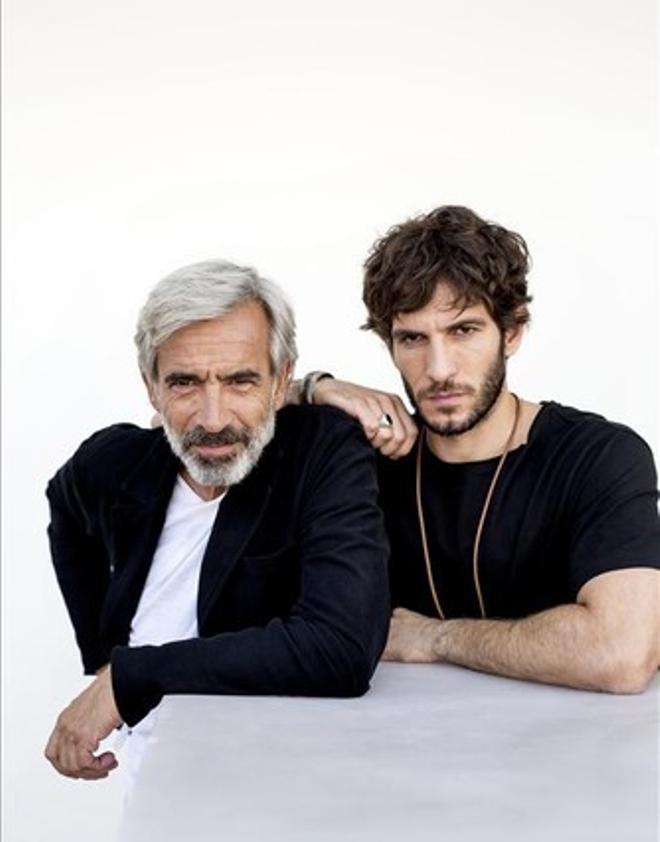 Los actores Imanol Arias y Quim Gutiérrez posan para ’Dominical’.