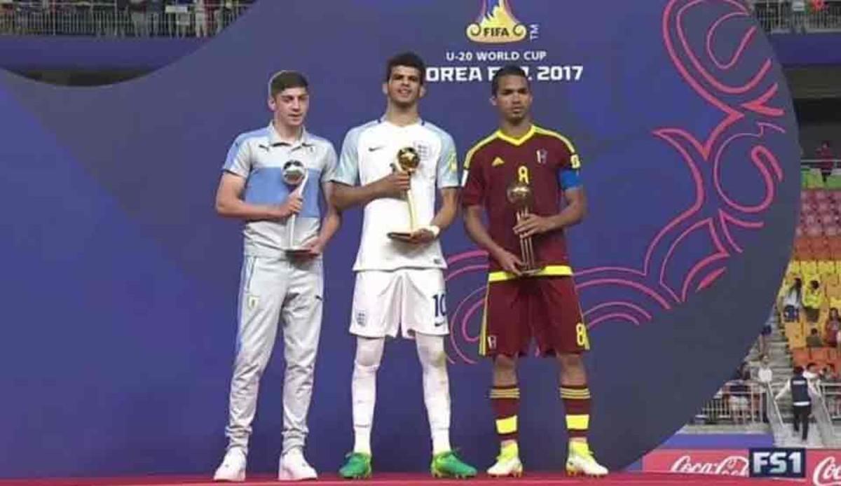 Solanke ganó el Balón de Oro del Mundial Sub 20