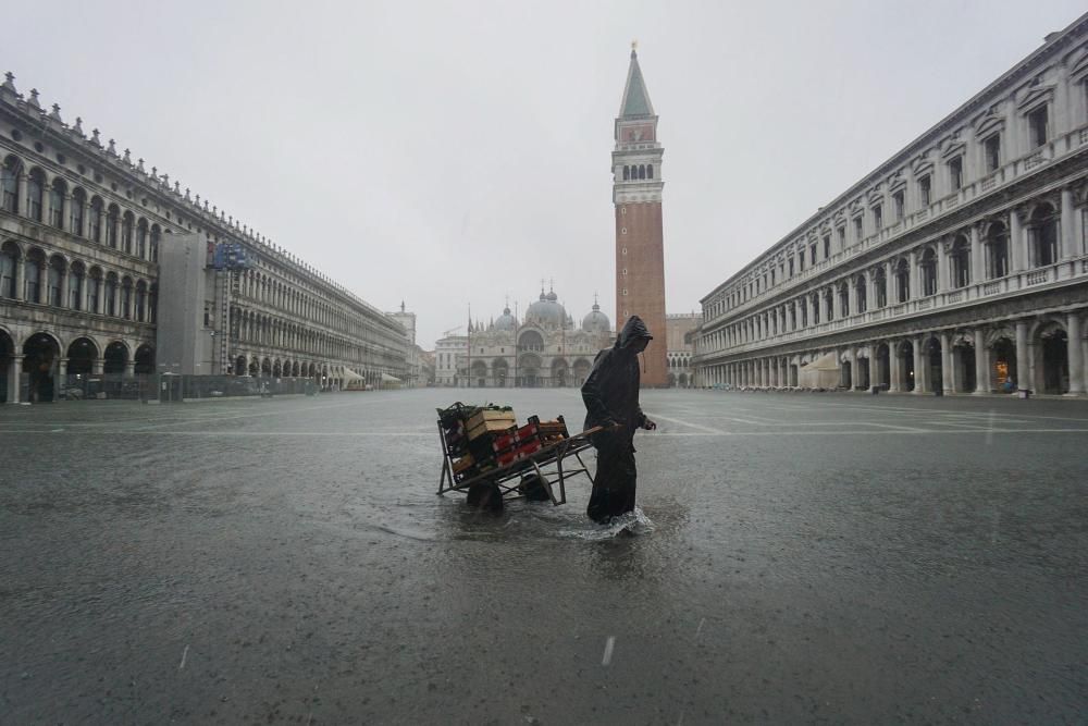 Graves inundaciones en Venecia