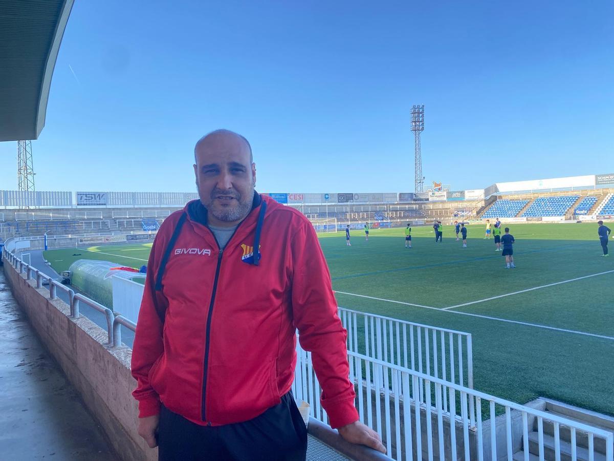 Sergio Rodríguez a l’Estadi de Vilatenim.