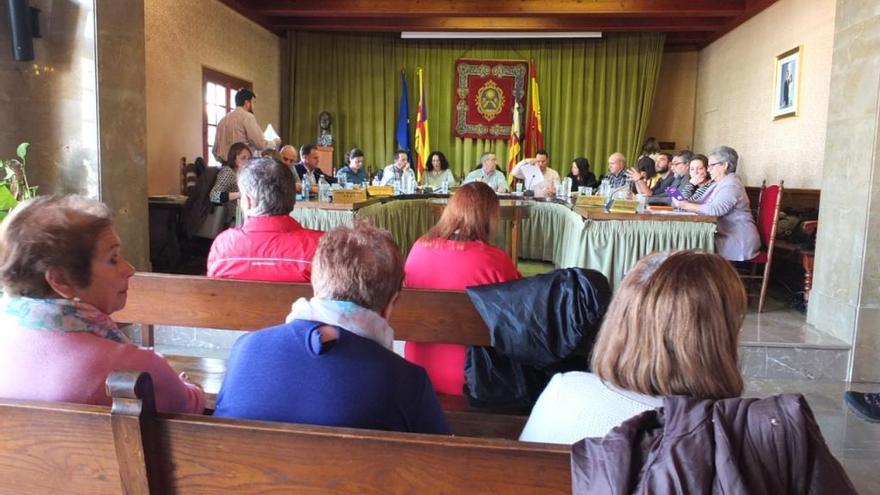 El pleno municipal de SÃ³ller donde se aprobaron los presupuestos.