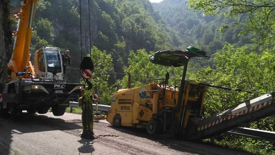 Las dificultades del arreglo de la carretera de Tarna