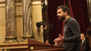 Archivo - El secretario cuarto de la Mesa y diputado de ERC en el Parlament, Ruben Wagensberg,