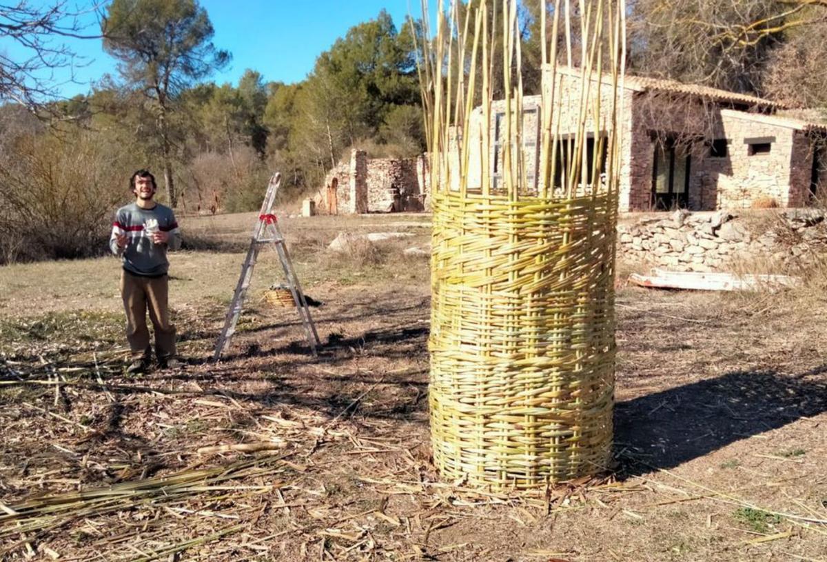 Nil Nebot ha creat l’obra «Arna» al centre d’art Cacis | ARXIU PARTICULAR