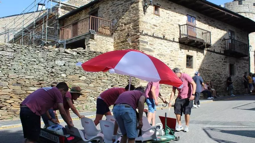 VÍDEO | Carrera de cojinetes en Puebla de Sanabria