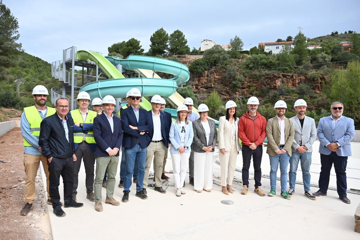 Galería de fotos de las obras en el parque acuático de la Vall d'Uixó