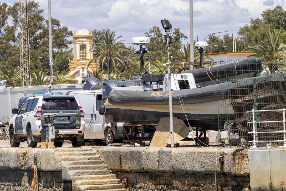 Operativo de la Guardia Civil en Huelva contra las narcolanchas, en una imagen de archivo. EFE/ Alberto Díaz. NO VENTAS ZONA EPA