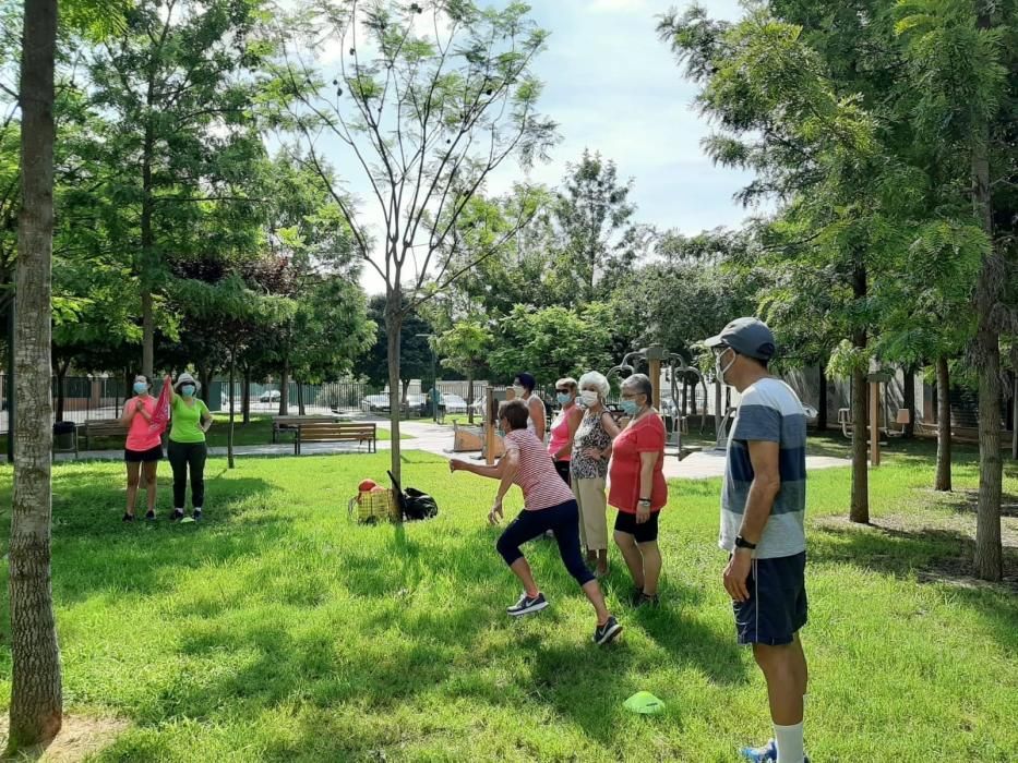 Actividades para la población mayor.