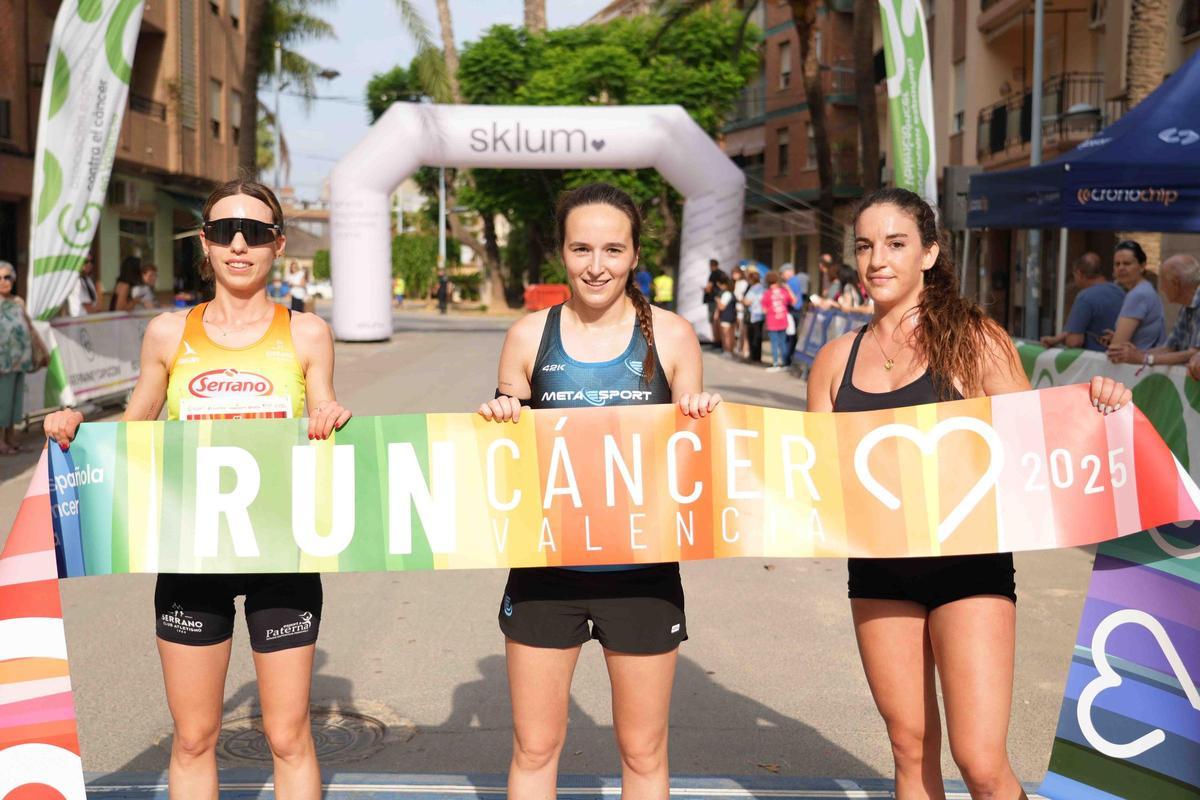 Ganadoras de la prueba.