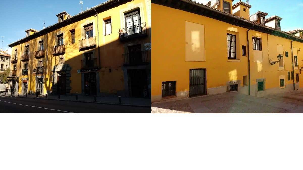 En esta imagen puede observarse el lado noble frente al lado pícaro de una "Casa a la Malicia"