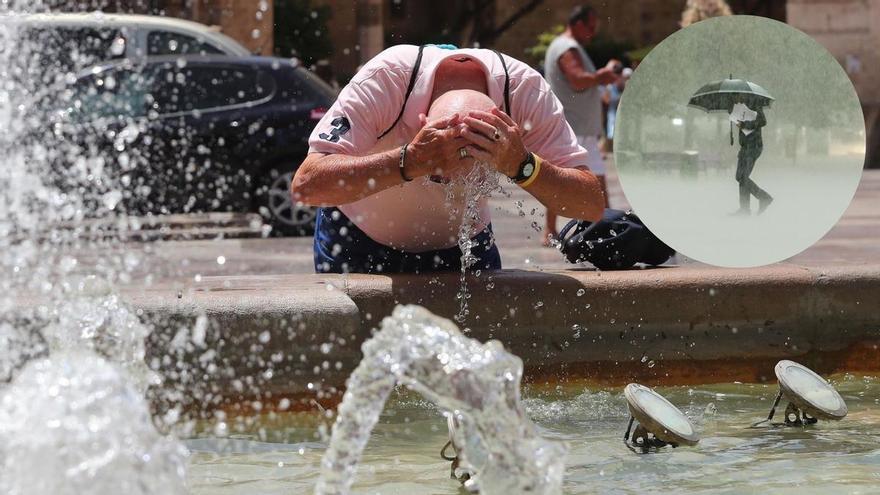 La Aemet confirma que el calor veraniego del fin de semana precede a un vuelco en el tiempo que traerá lluvia y tormentas a la Comunitat Valenciana