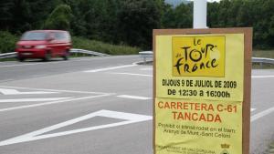 Aquestes són les carreteres catalanes afectades pel pas del Tour de França aquest cap de  setmana