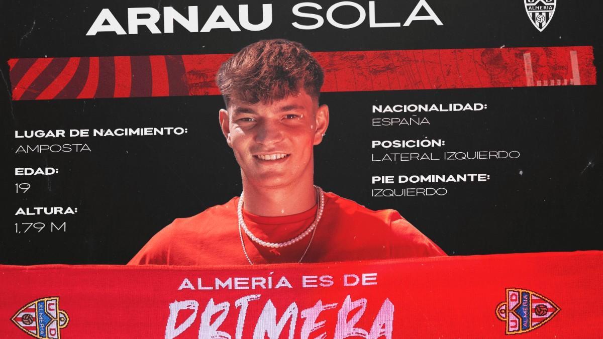 Solà se incorpora al Almería