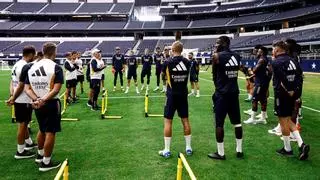 Rüdiger da el susto en el entrenamiento del Real Madrid