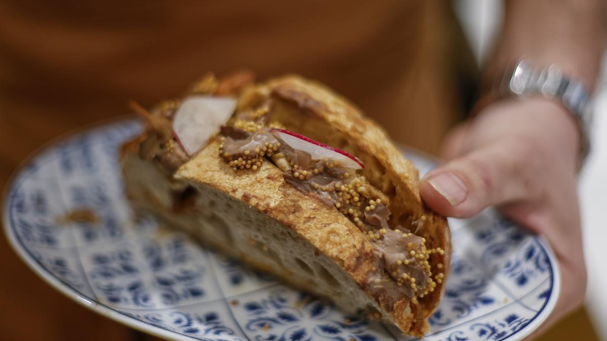 El mejor bocadillo de autor en el concurso de Madrid Fusión es obra de Javier Ruiz Portillo.