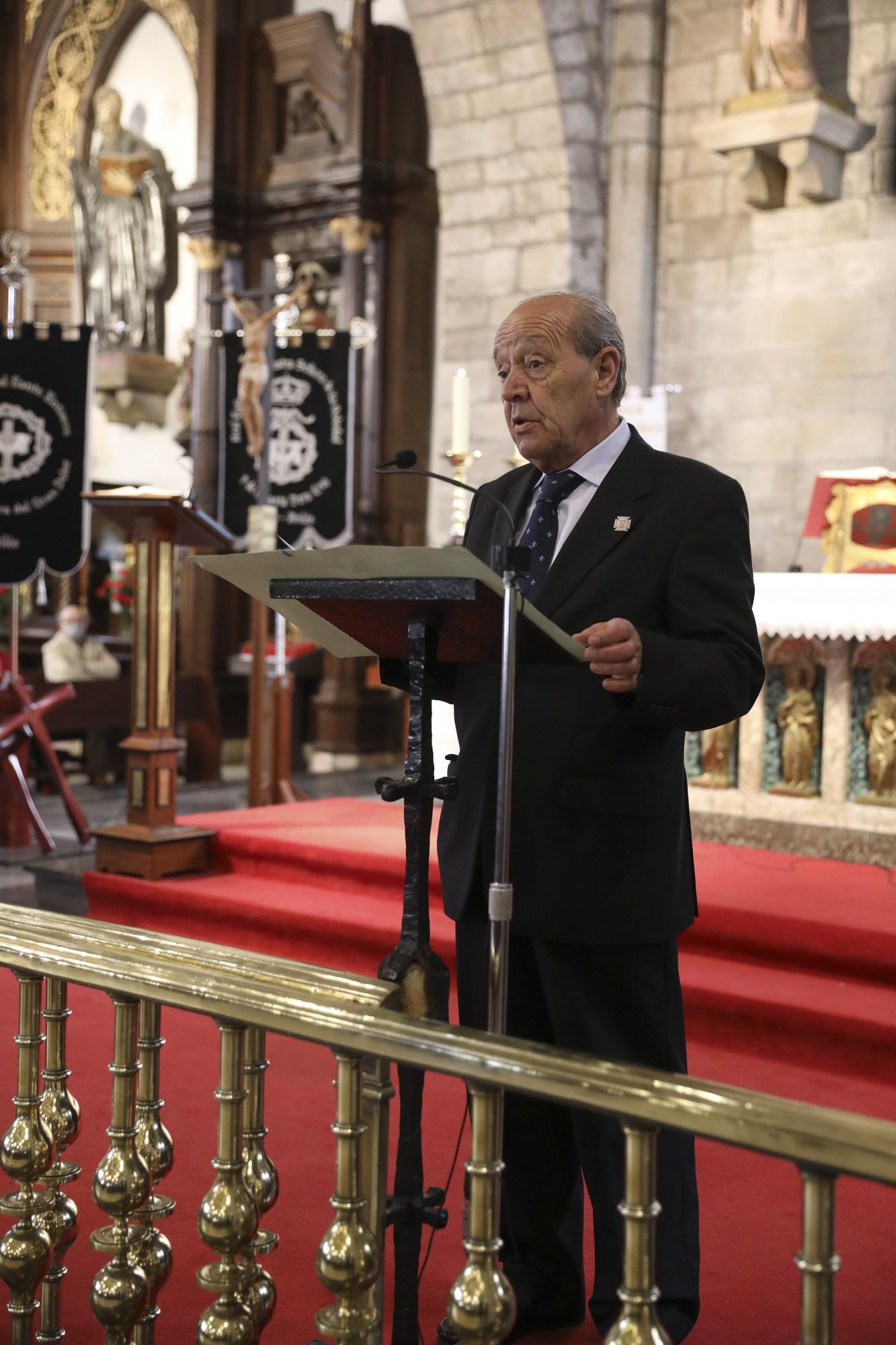 EN IMÁGENES: El pregón en San Nicolás de Bari abre la Semana Santa de Avilés