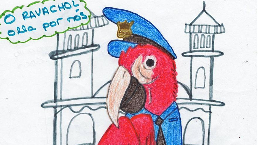 El dibujo ganador de la categoria 3, realizado por Paloma Pérez Pérez. | // FDV