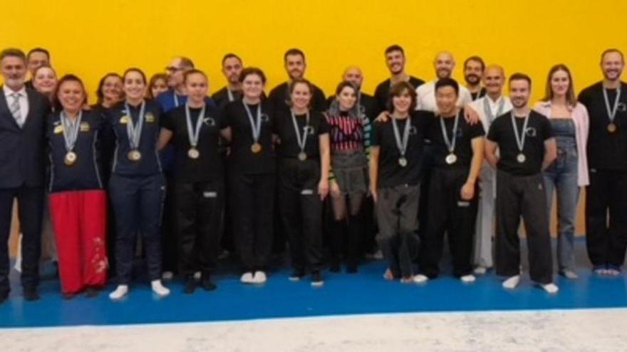 Alba Niño triunfa en el Campeonato de Asturias de wushu