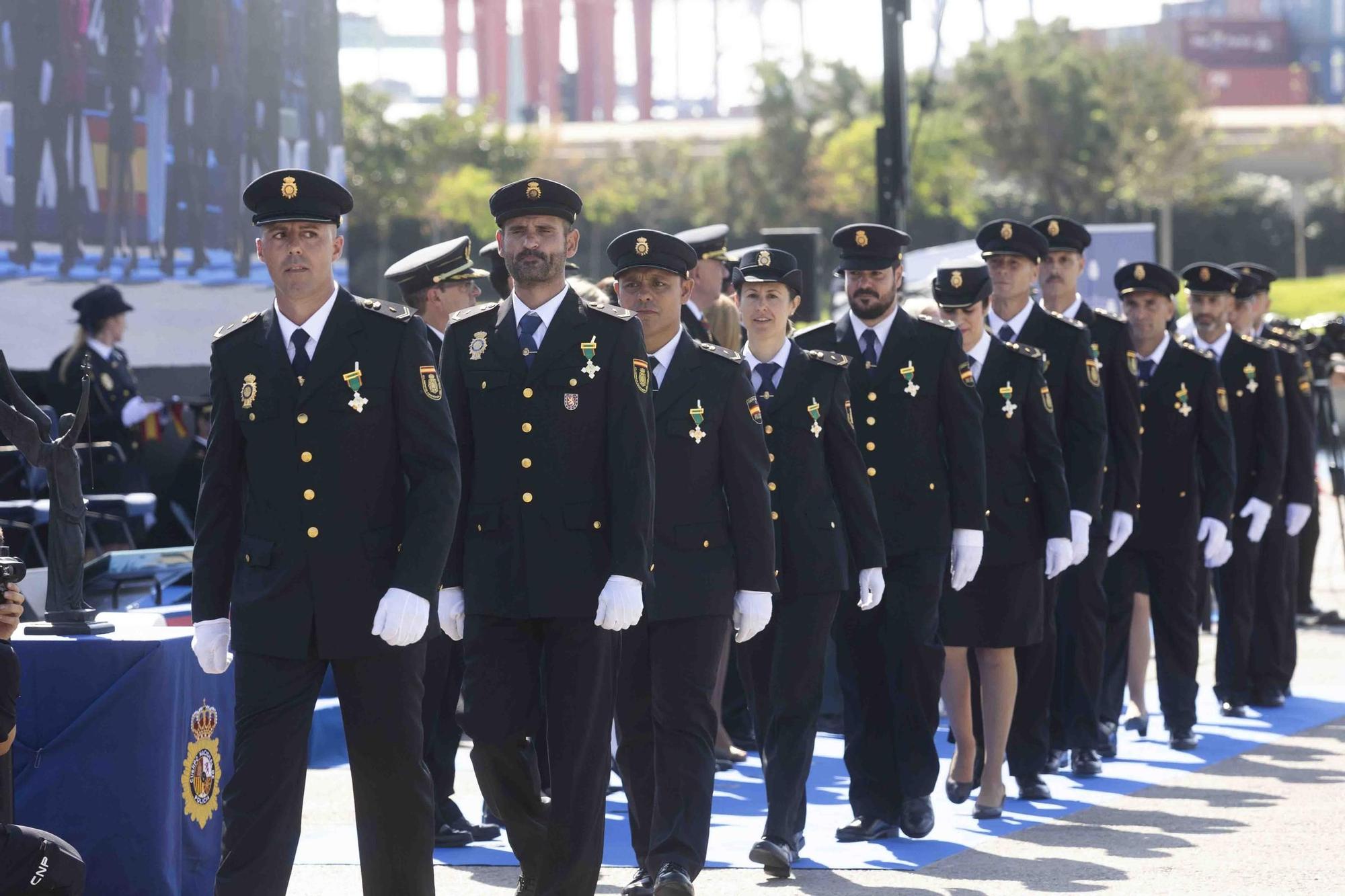 Actos de la festividad de la Policía Nacional