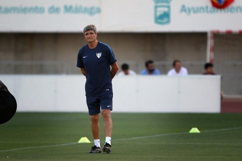 Entrenamiento de puertas abiertas del Málaga CF