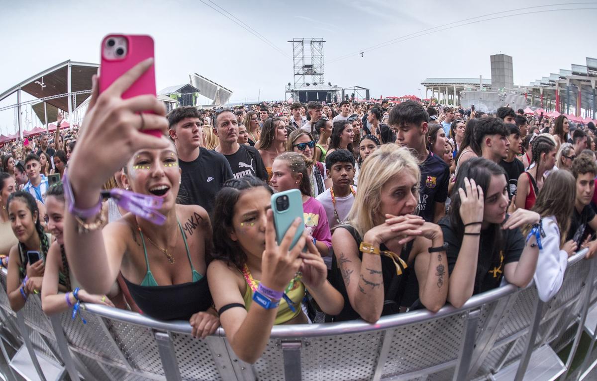 El público entregado durante Festival