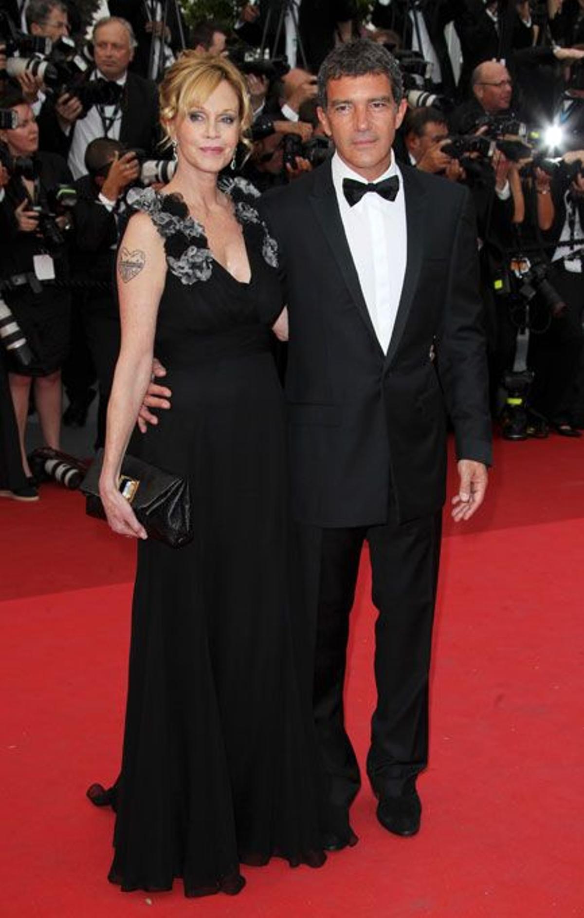 Antonio Banderas y su mujer Melanie Griffith