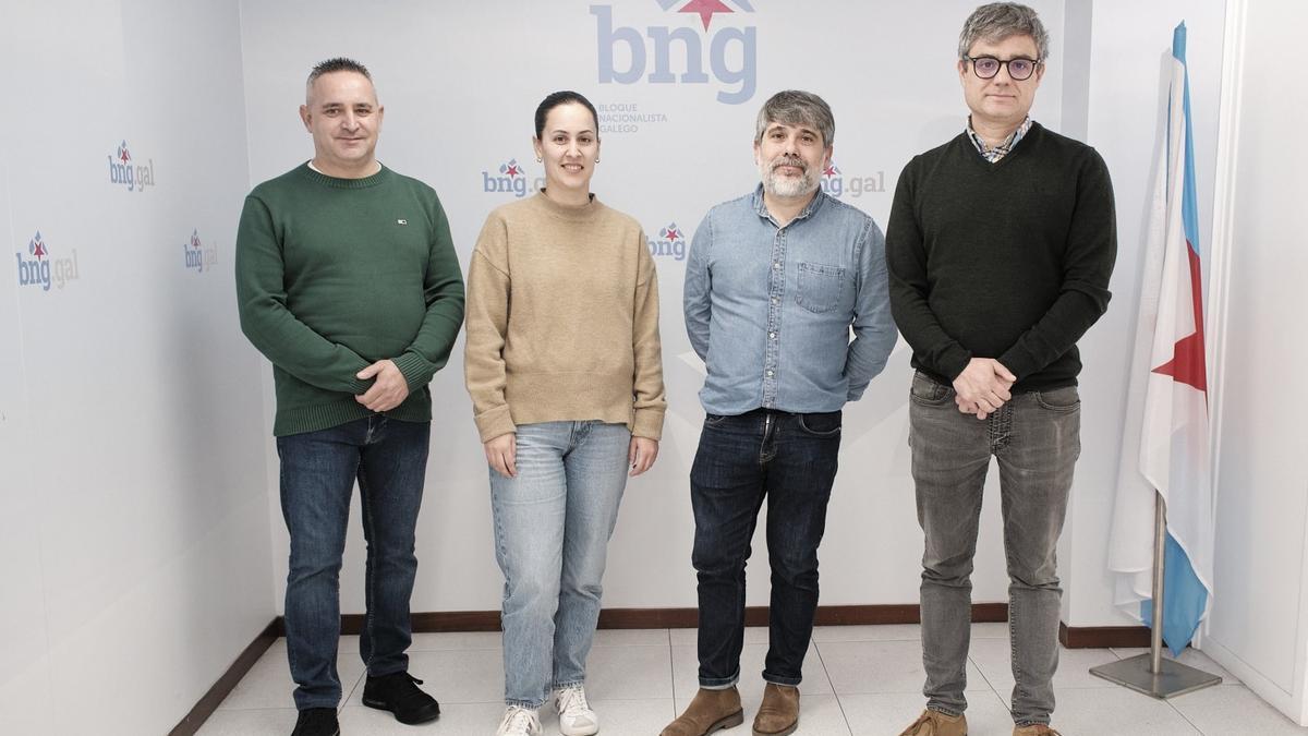 Representantes del BNG.