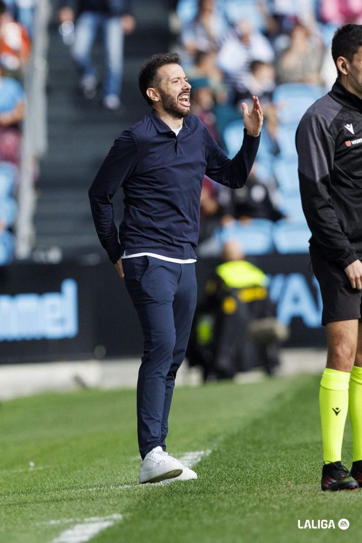 Corberán, entrenador del Valencia desde enero de 2025