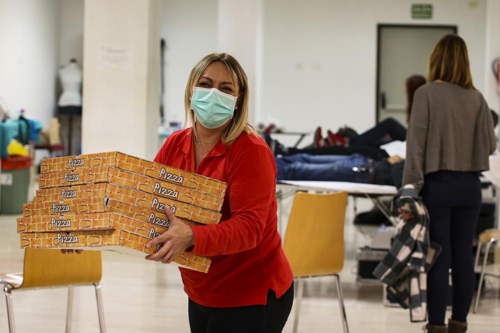 Pizzas solidarias para combatir el coronavirus en Alicante
