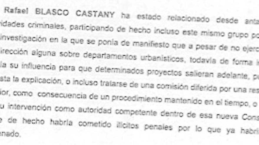 El contratista de las cacerías pagó 300.000 euros de comisión por un PAI  a un testaferro de Blasco