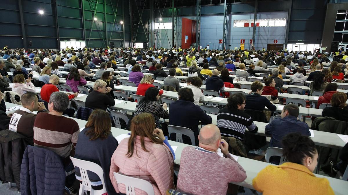 Examen para plazas del Sespa.