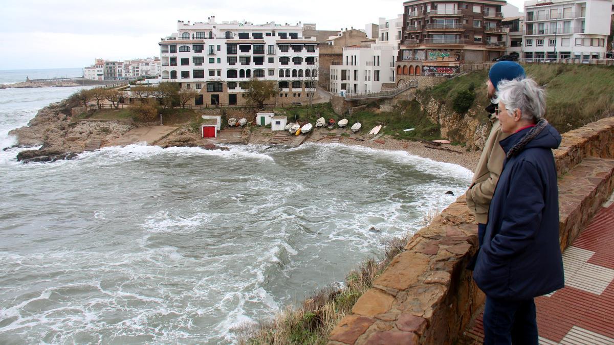 El temporal, avui a l'Escala
