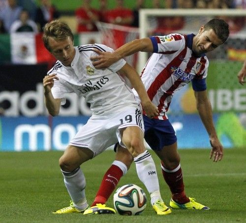 Imágenes de la final de la Supercopa entre Atlético y Real Madrid