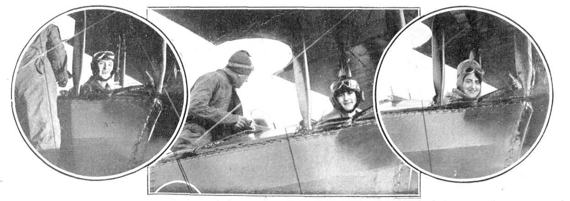 1926 Mujeres avidoras tras un vuelo por la ciudad.jpg