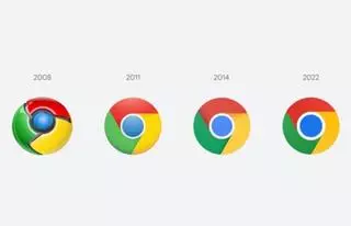 Cambio de 'look' en Google: renueva el icono de Chrome por primera vez en ocho años