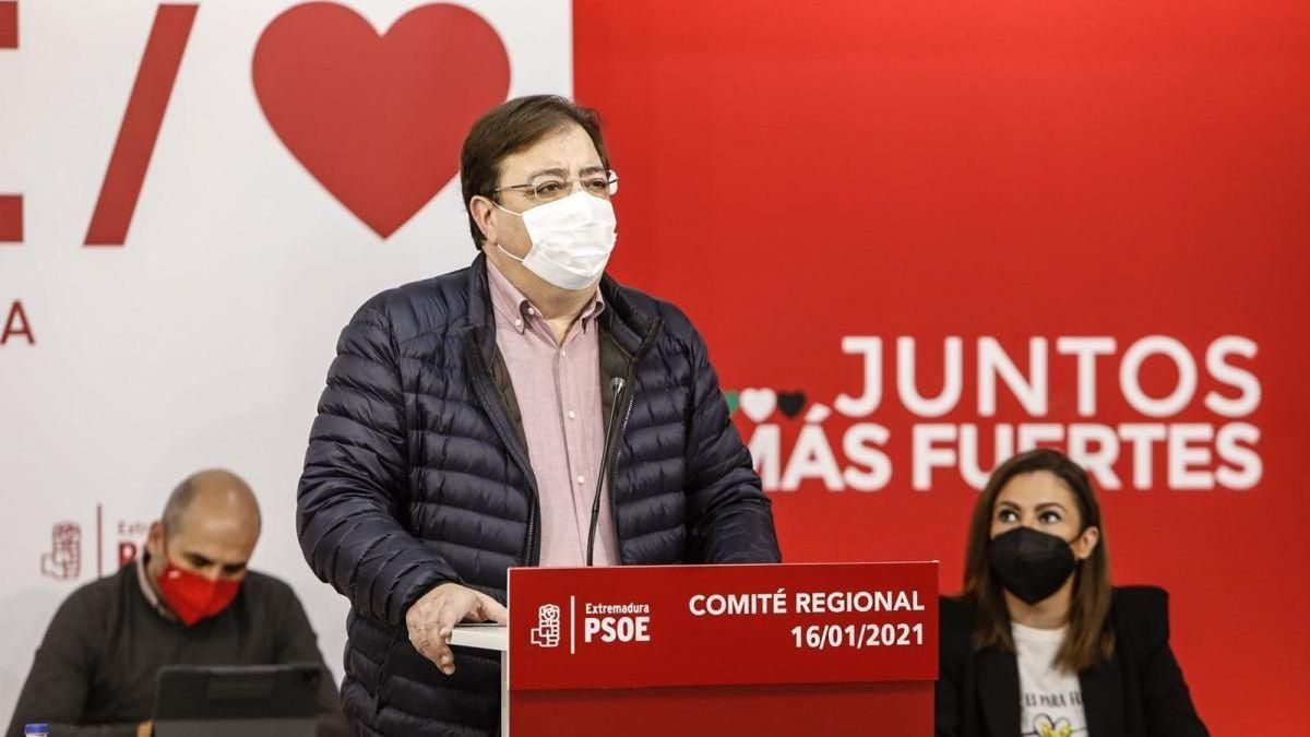 El secretario general del PSOE extremeño, en una imagen de archivo.